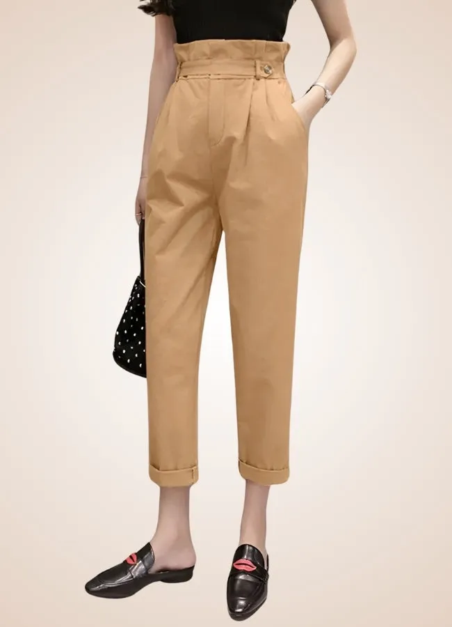 Steampunk Vintage High Waist Pants