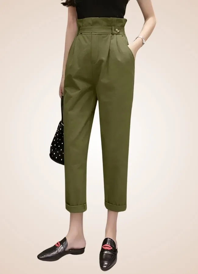 Steampunk Vintage High Waist Pants