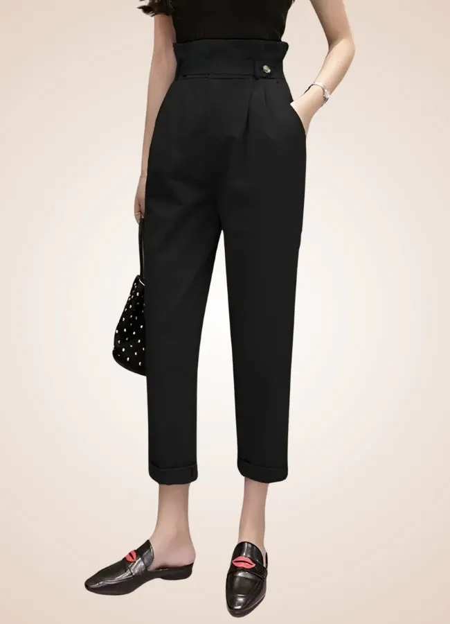 Steampunk Vintage High Waist Pants
