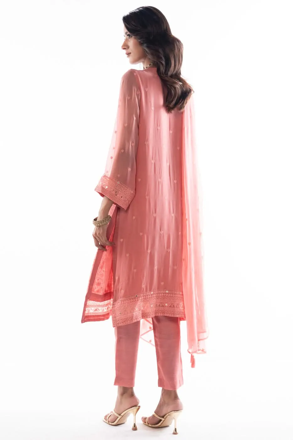 Stitched - 3 Pc Chiffon Outfit