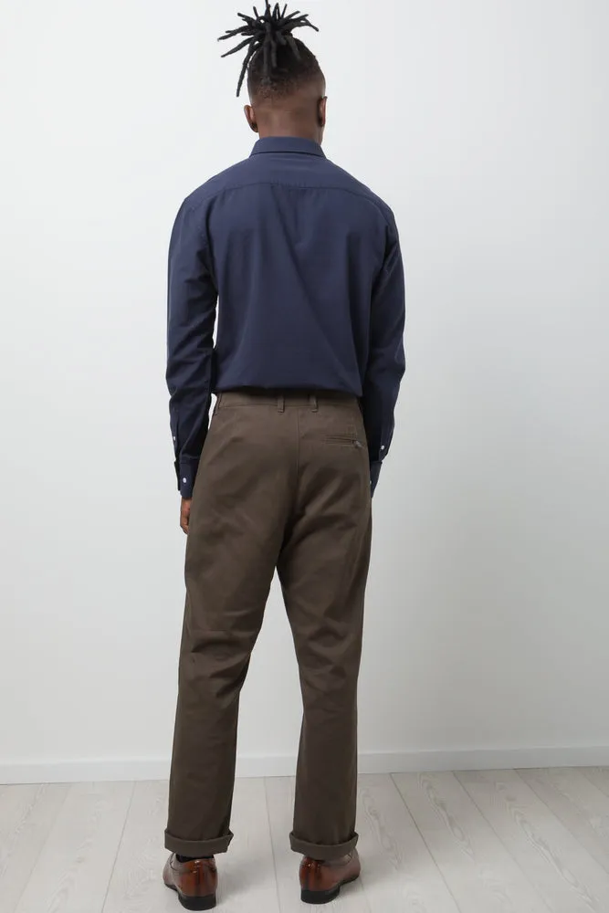 Straight Leg Chino Pants Dark Green