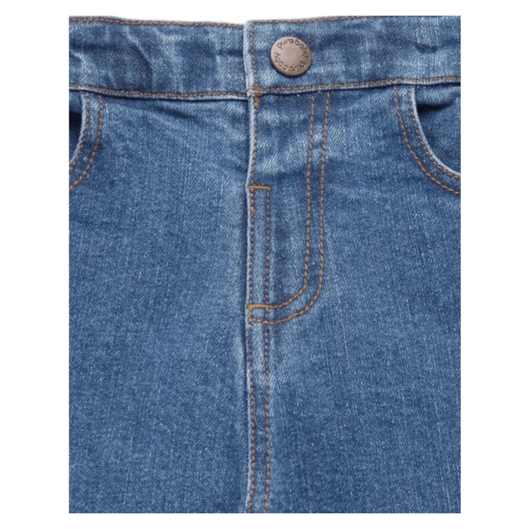 Straight Leg Jean - Mid Denim