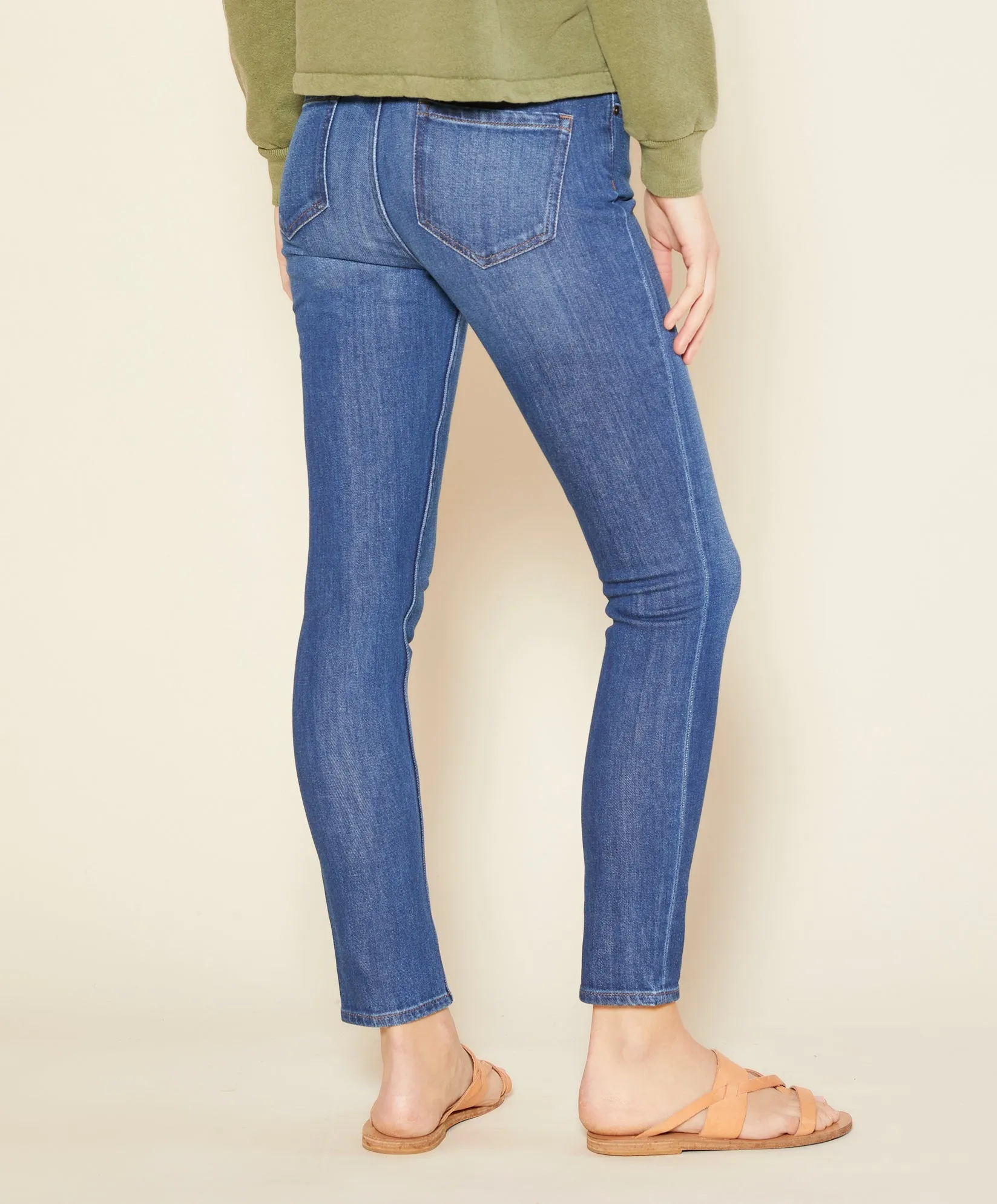 Strand High Rise Skinny Jeans - Outerworn