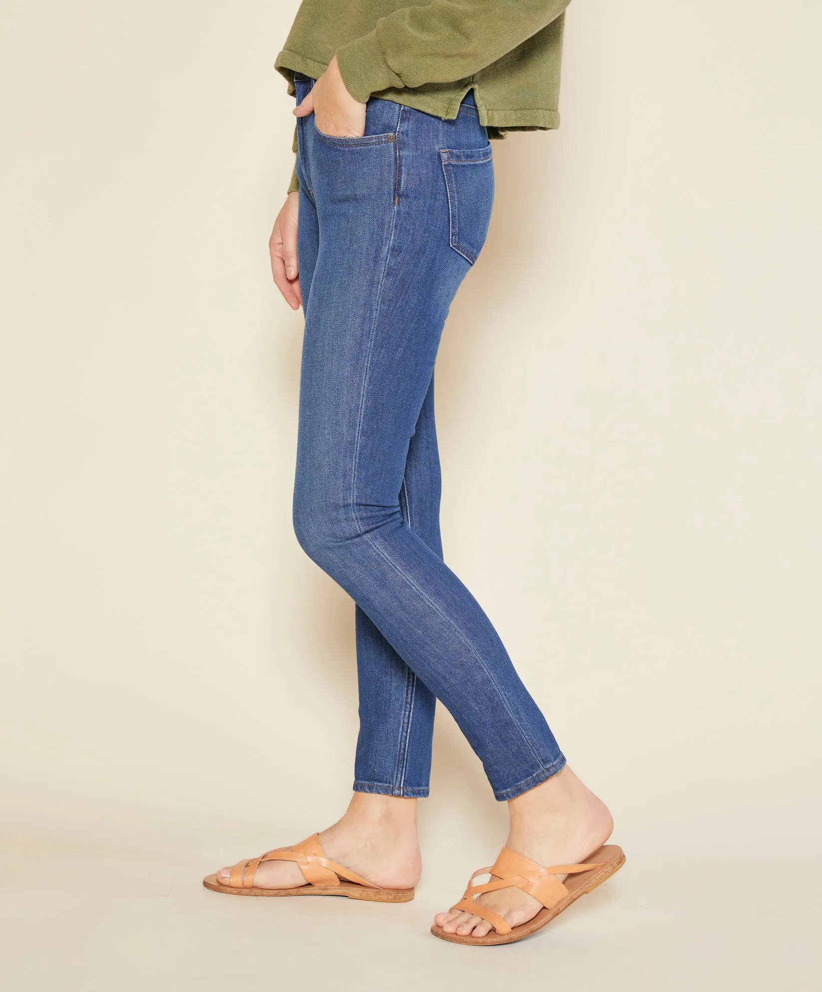 Strand High Rise Skinny Jeans - Outerworn
