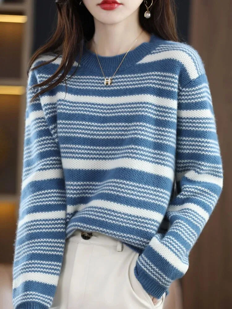 Striped Cashmere Sweater