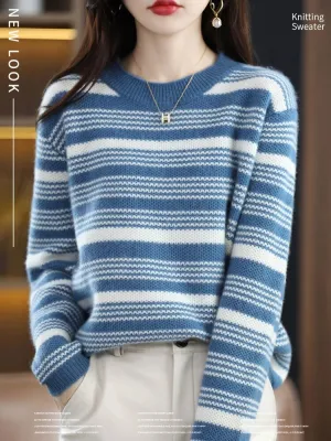 Striped Cashmere Sweater