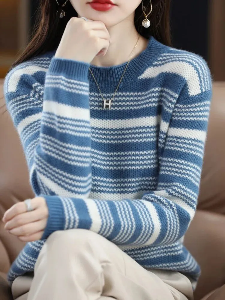 Striped Cashmere Sweater