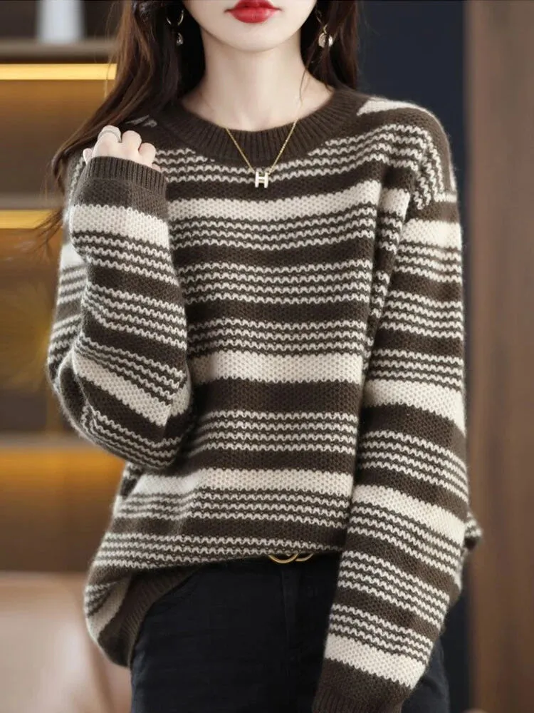 Striped Cashmere Sweater