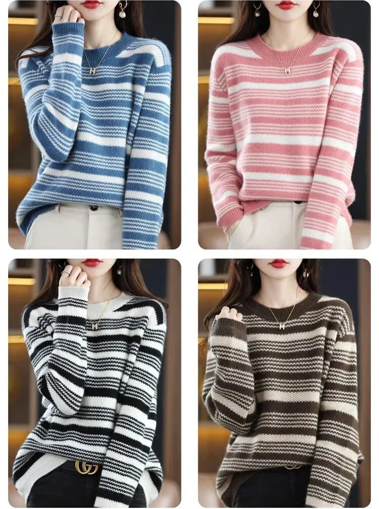 Striped Cashmere Sweater