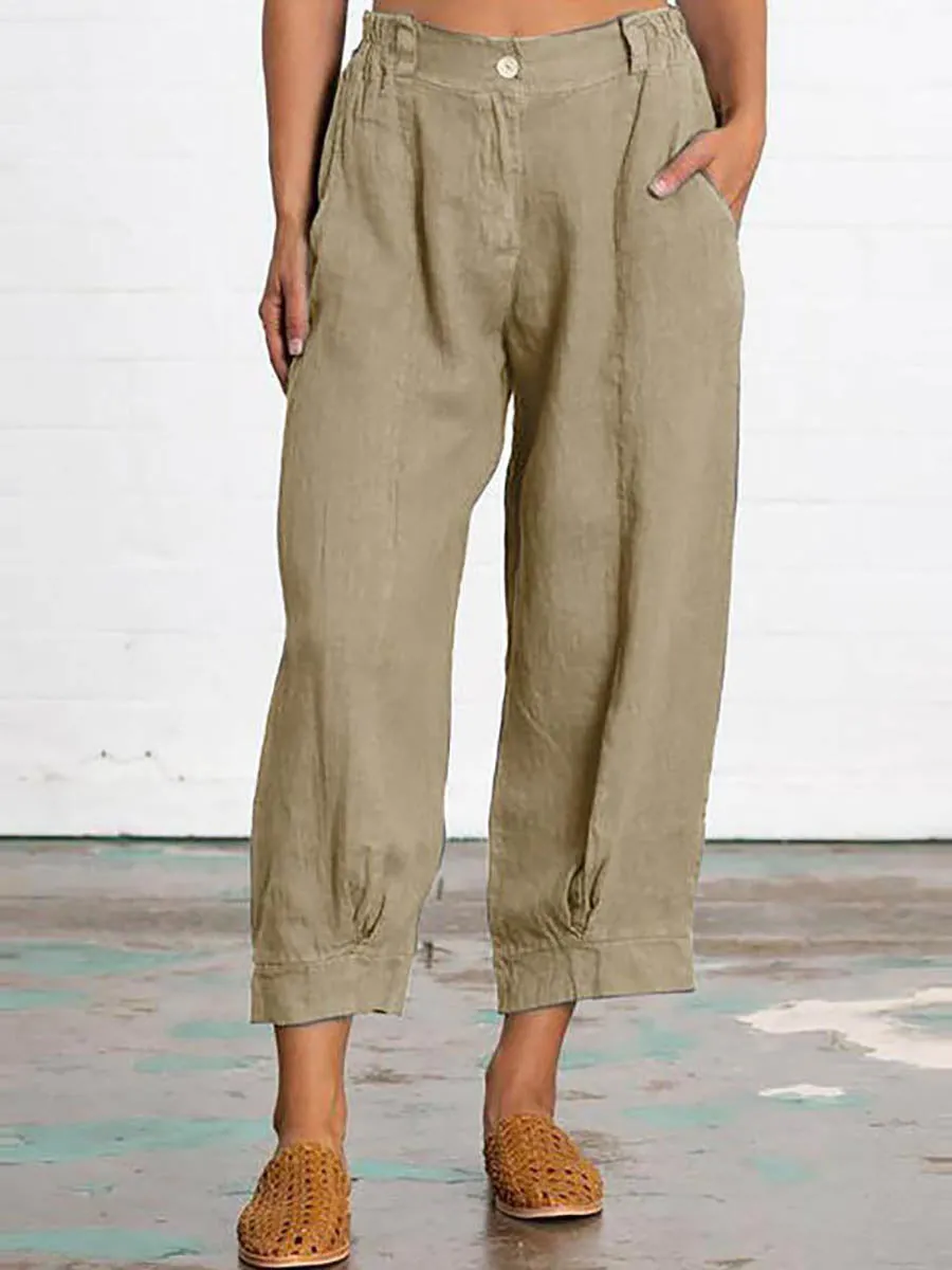 Stunncal Mid Waist Straight Leg Pants