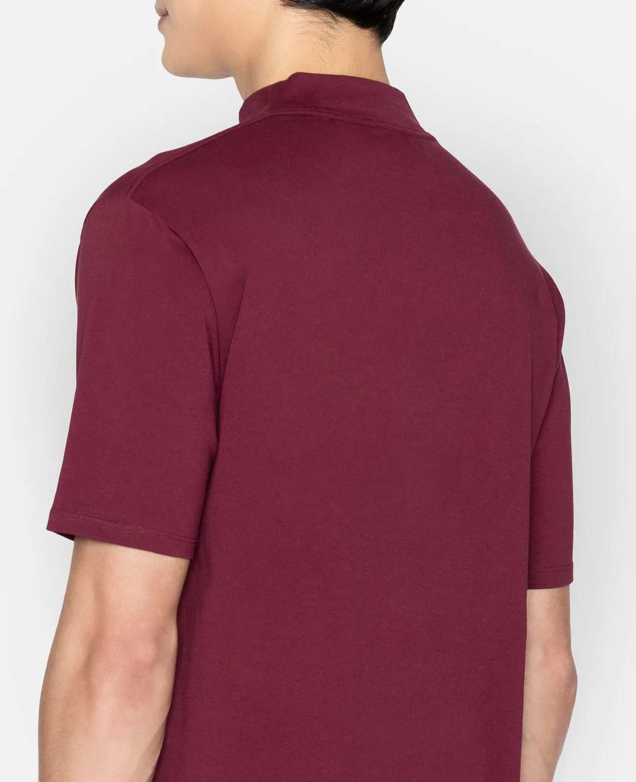 Supima High Neck Tee