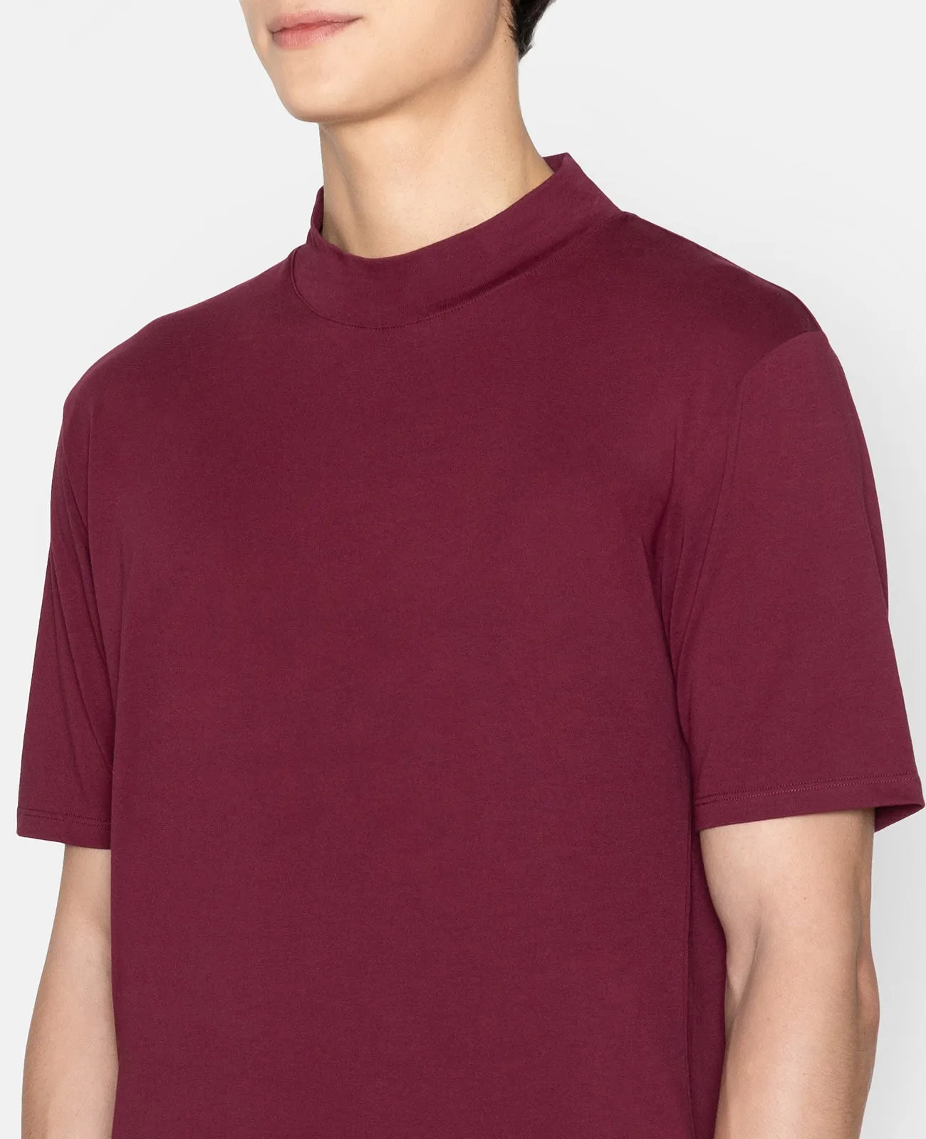 Supima High Neck Tee