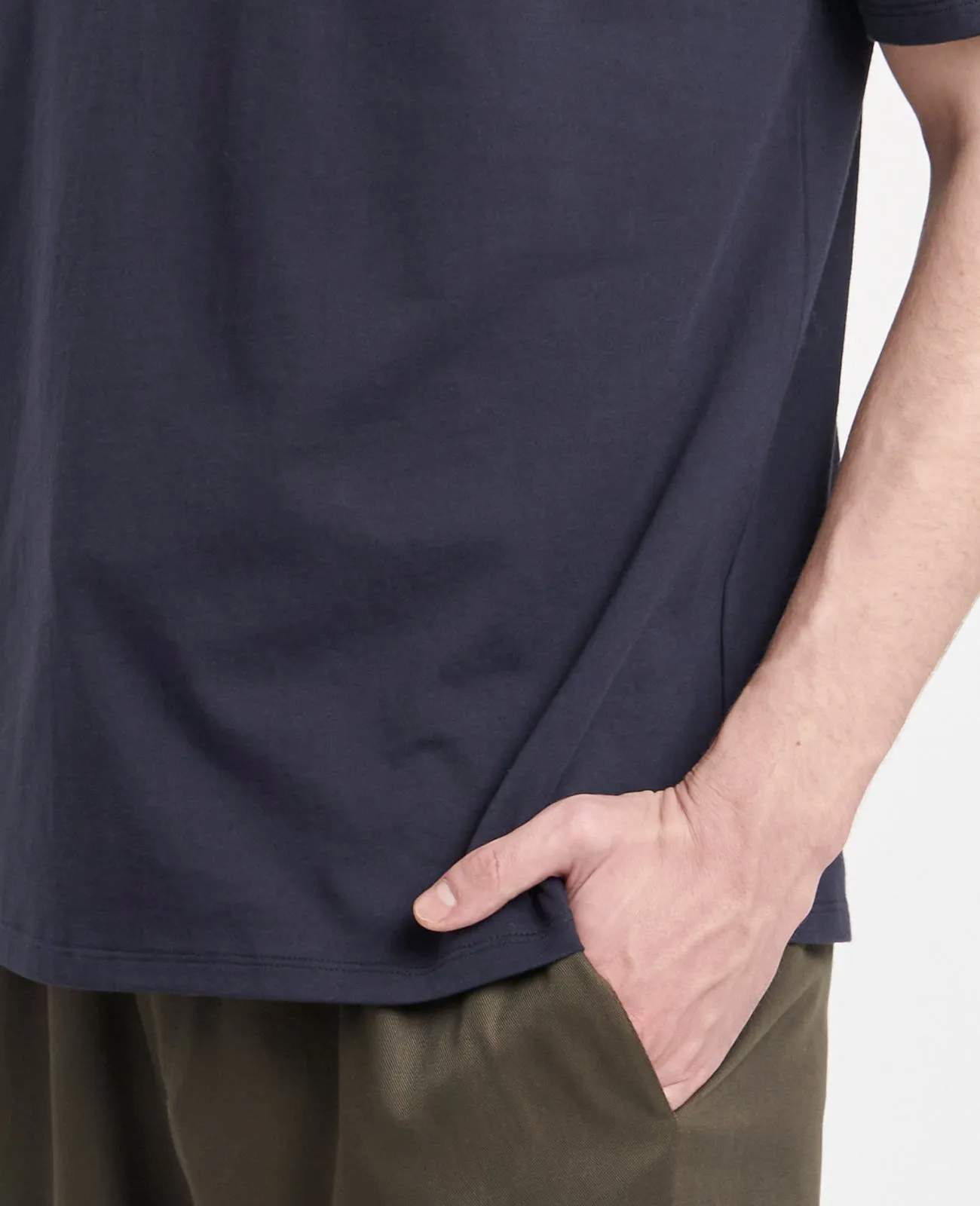 Supima High Neck Tee