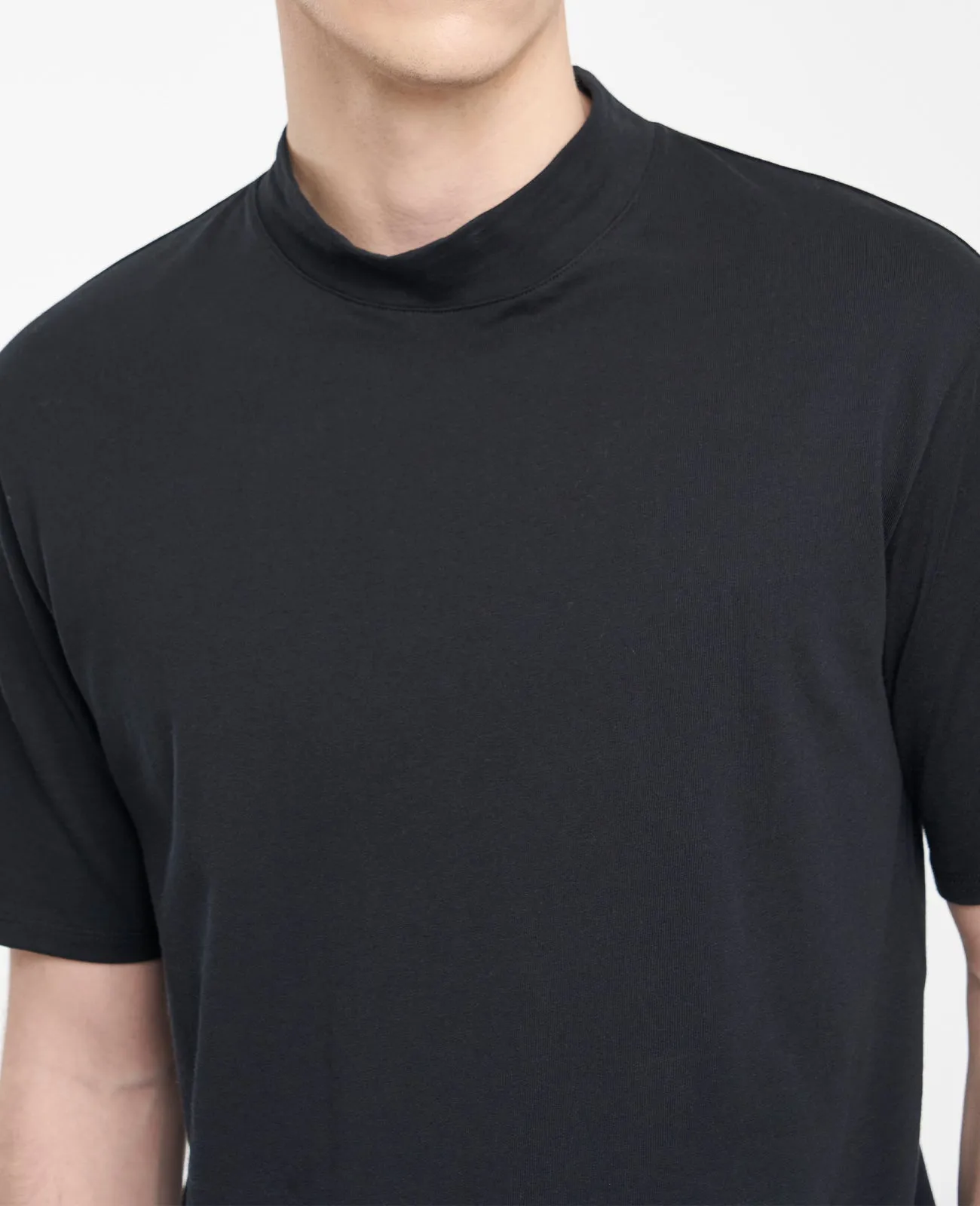 Supima High Neck Tee