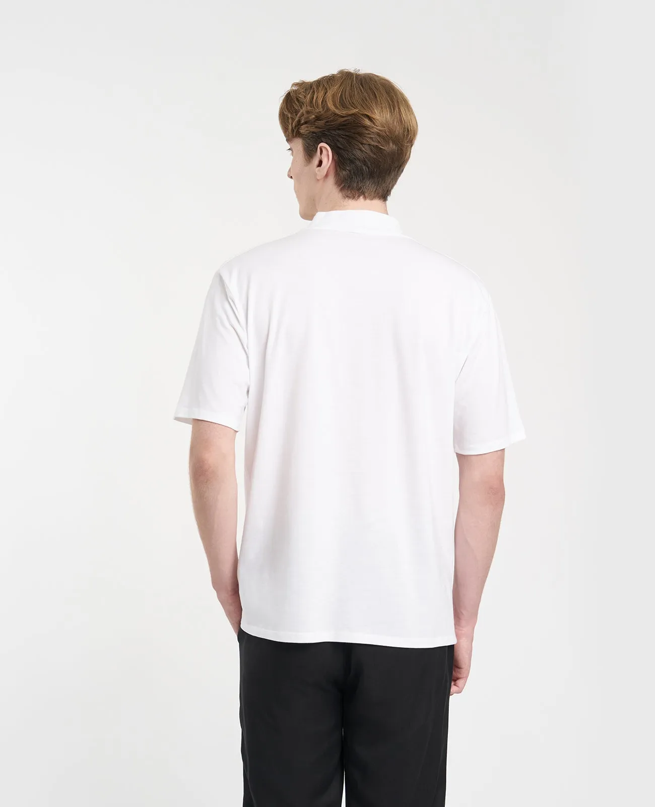Supima High Neck Tee