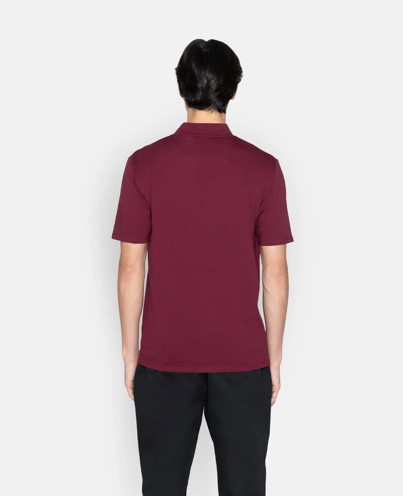 Supima High Neck Tee