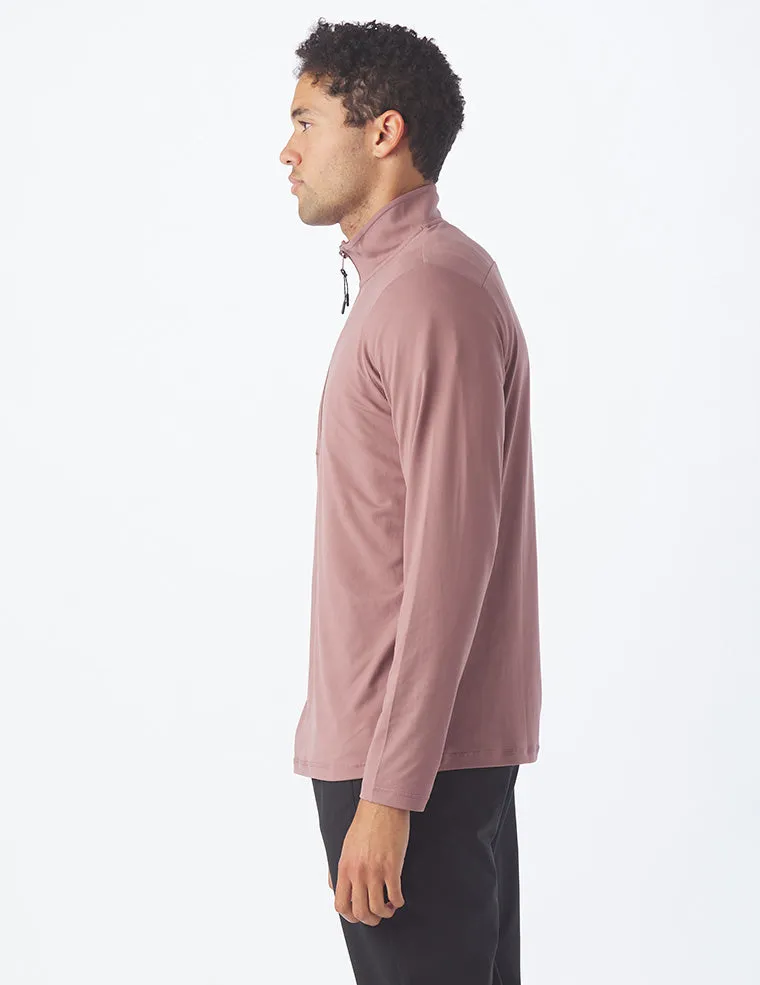 Tahoe 1/4 Zip: Mauve