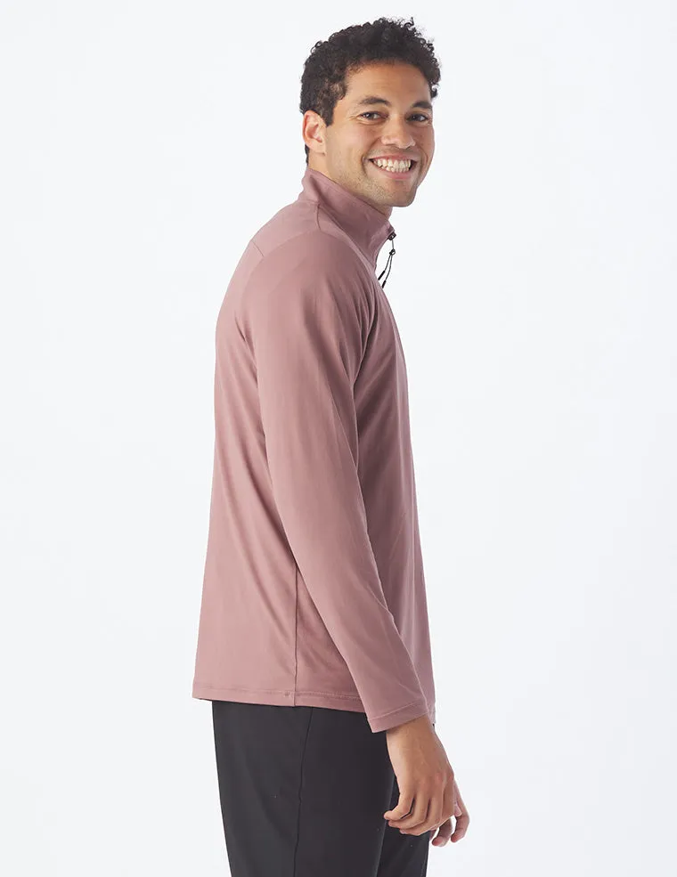 Tahoe 1/4 Zip: Mauve