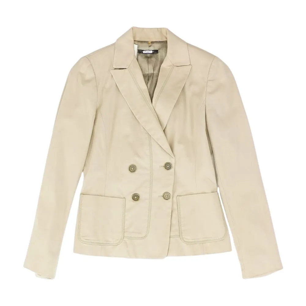 Tan Solid Blazer