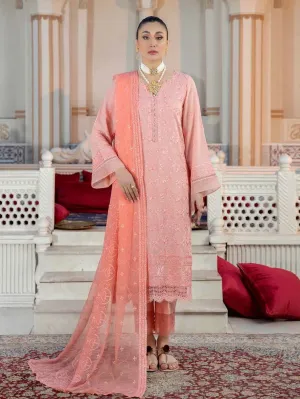 Tehzeeb by Riaz Arts Embroidered Swiss Voil 3Pcs