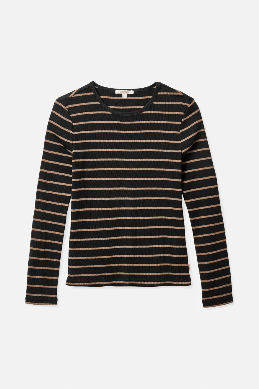 Tennessee L/S - Black/Pine Bark