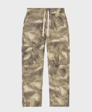 The Couture Club Camo Straight Cargos Beige