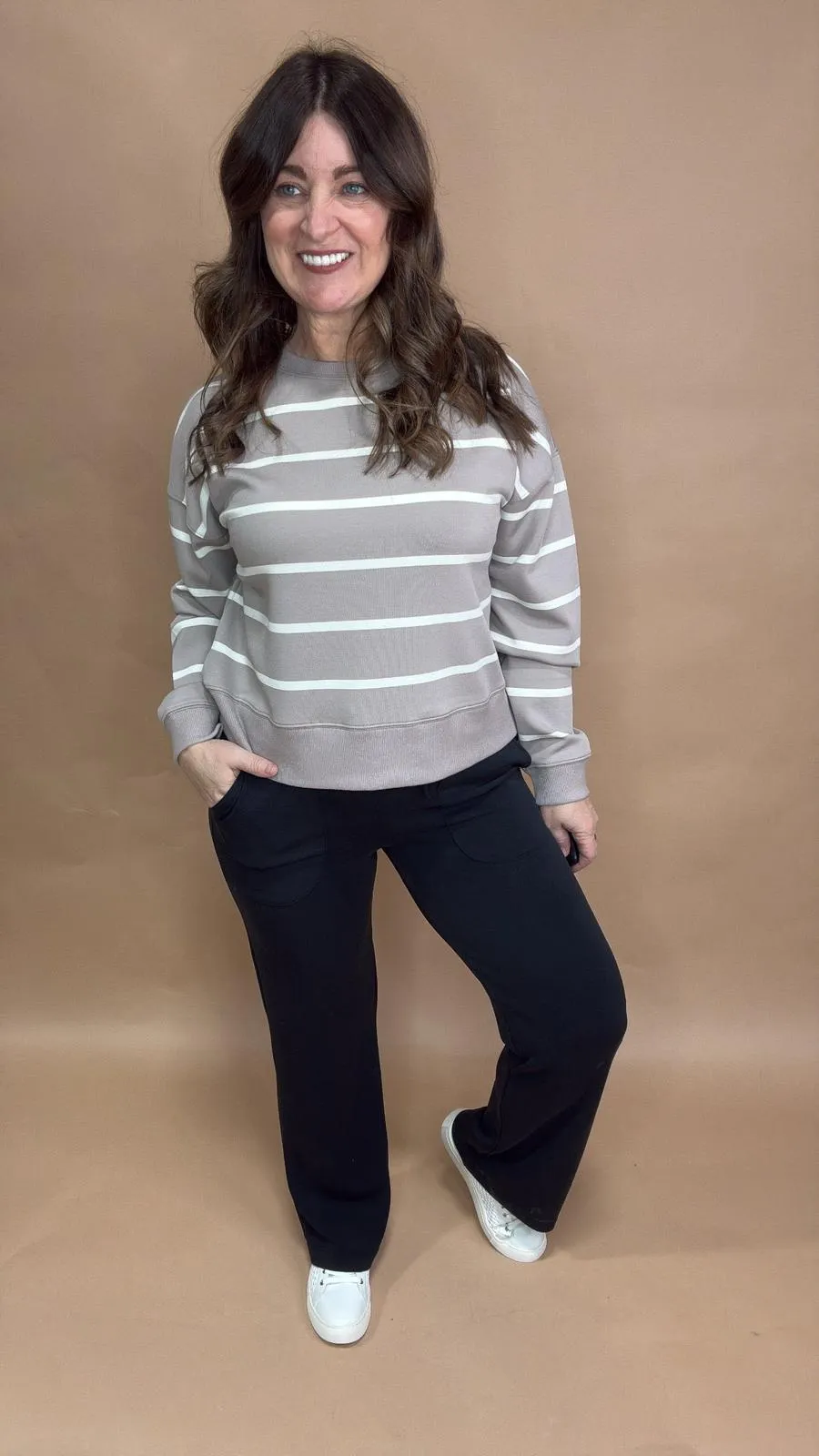The Martina Top in Mushroom