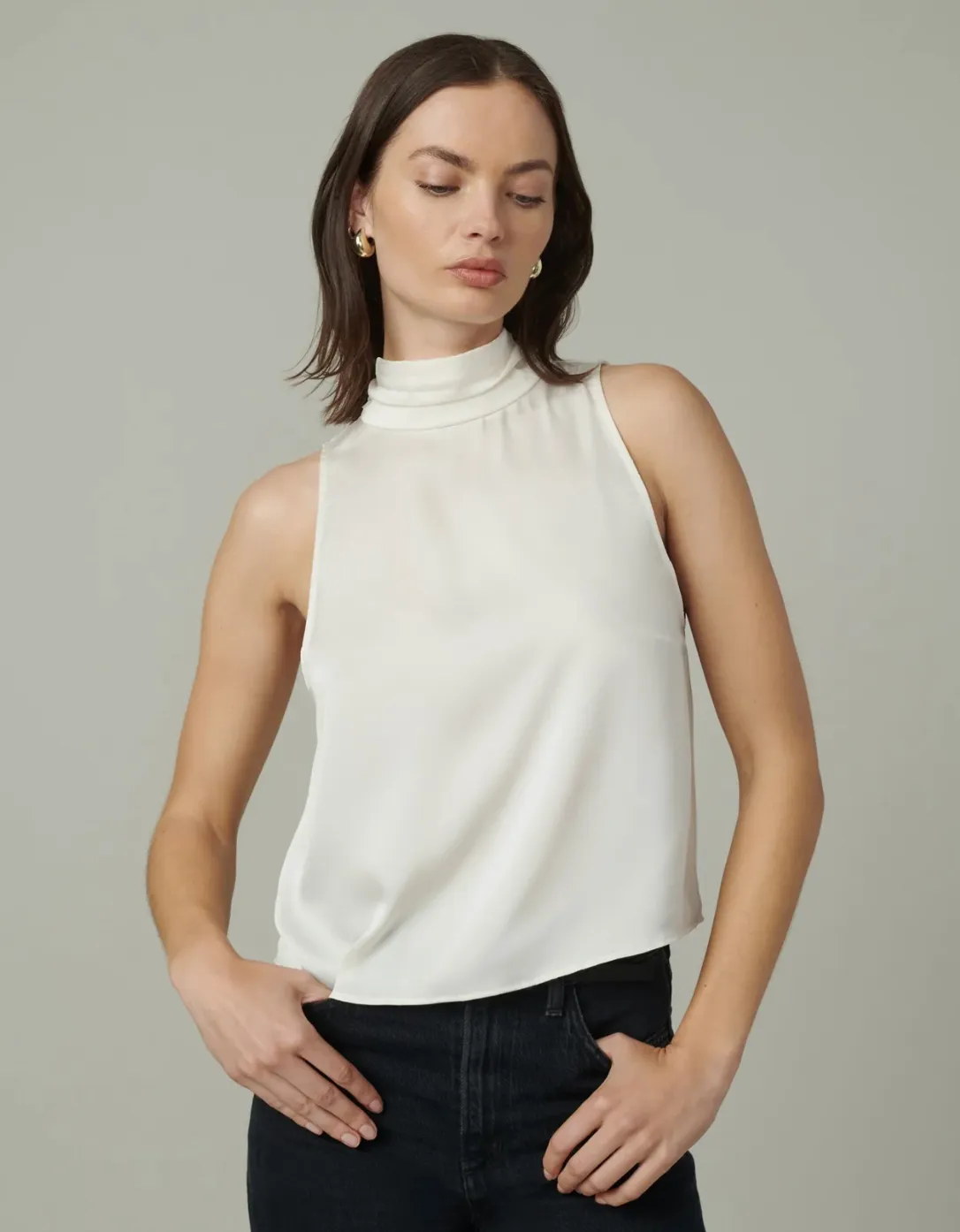 The Sarah High Neck Top