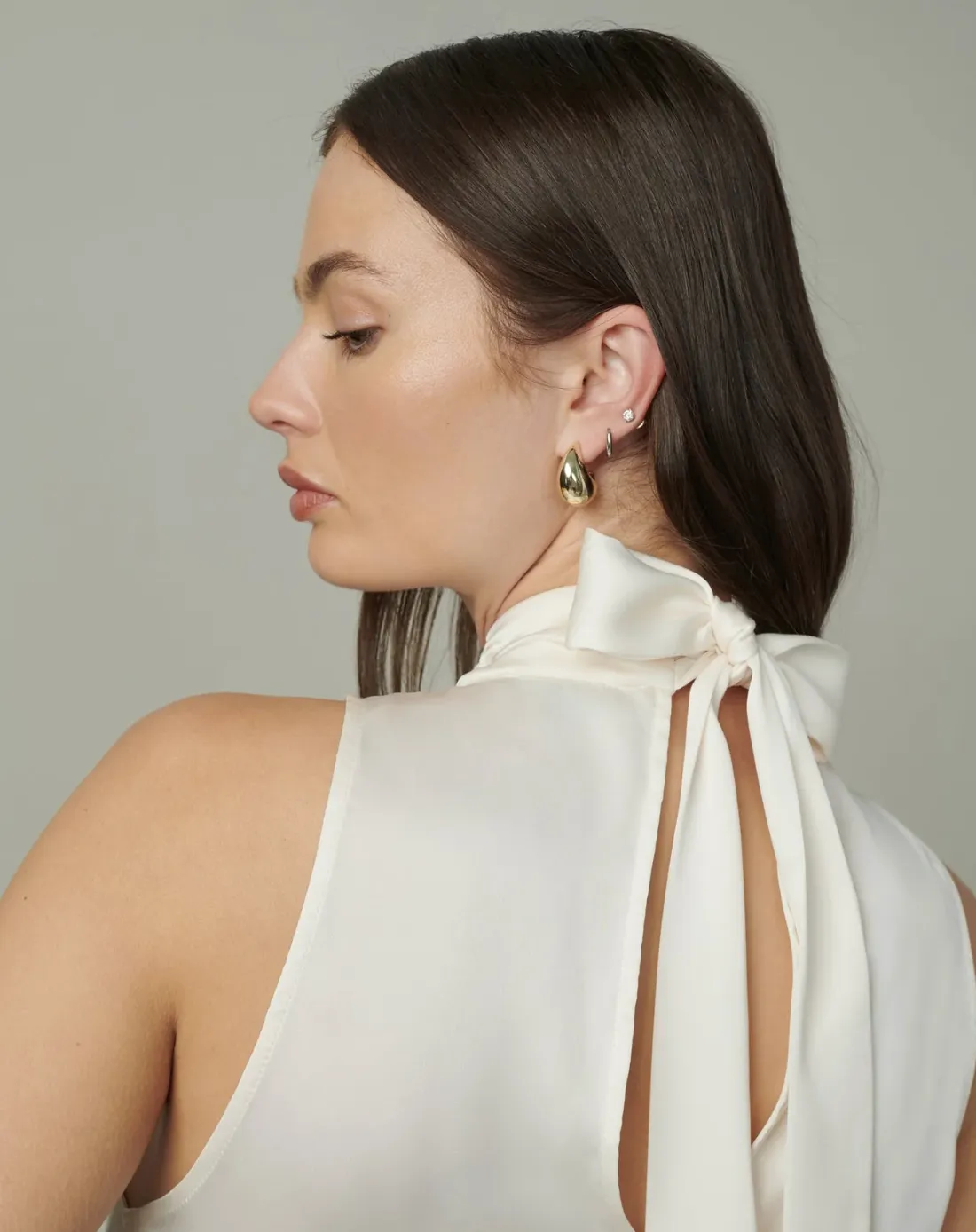The Sarah High Neck Top