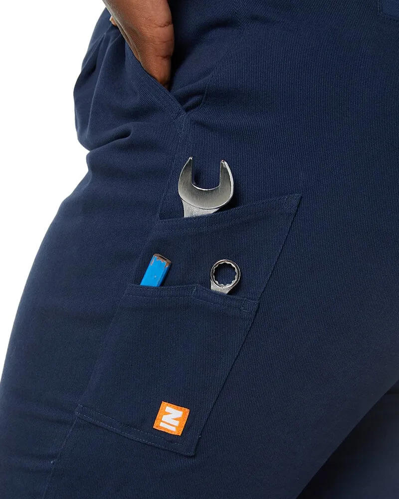 The Workz Womens Pant - Navy