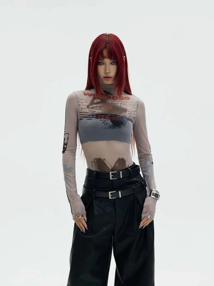 Thin Tight High Neck Bottoming Shirt【s0000006746】