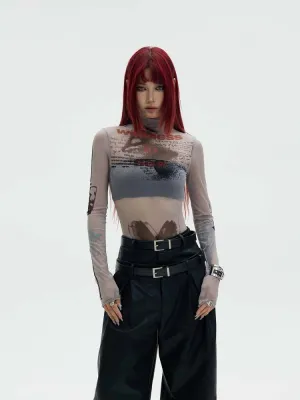 Thin Tight High Neck Bottoming Shirt【s0000006746】