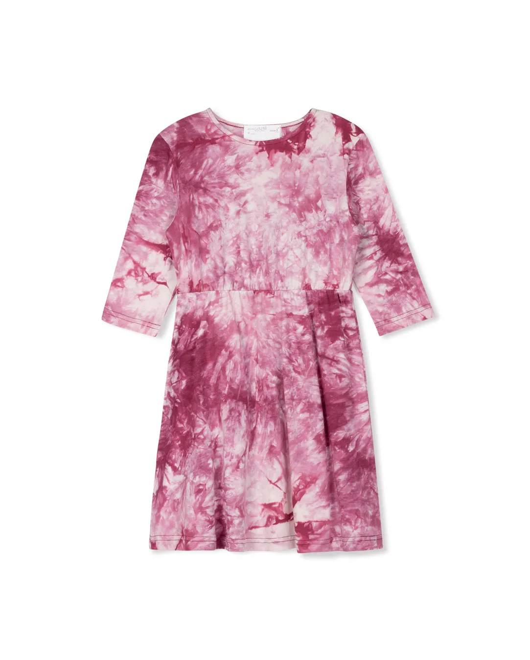 Tie Dye T-shirt Waisted Dress