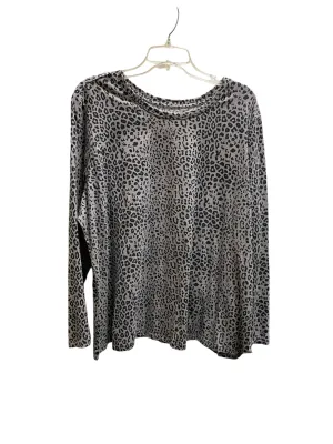 Top Long Sleeve By Lane Bryant In Grey, Size: 3x