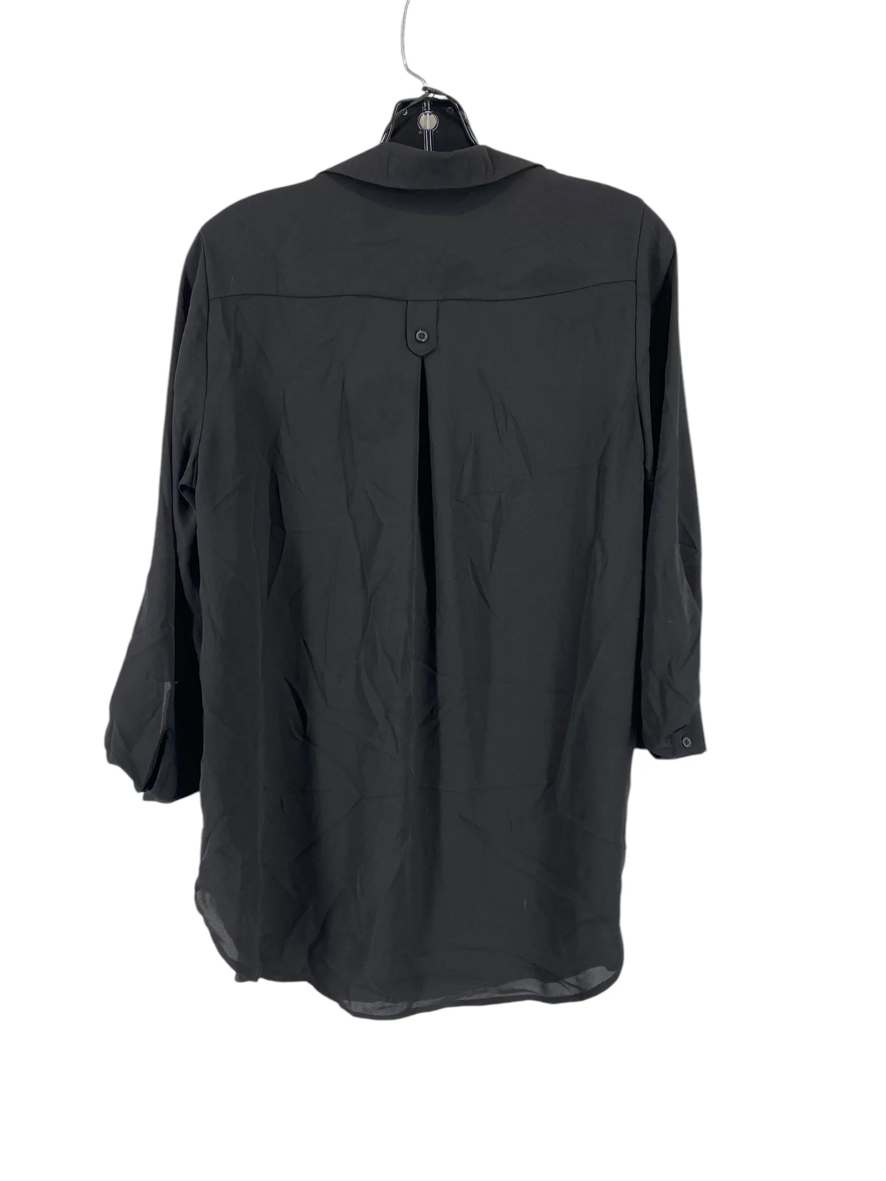 Top Long Sleeve By Pleione In Black, Size: M
