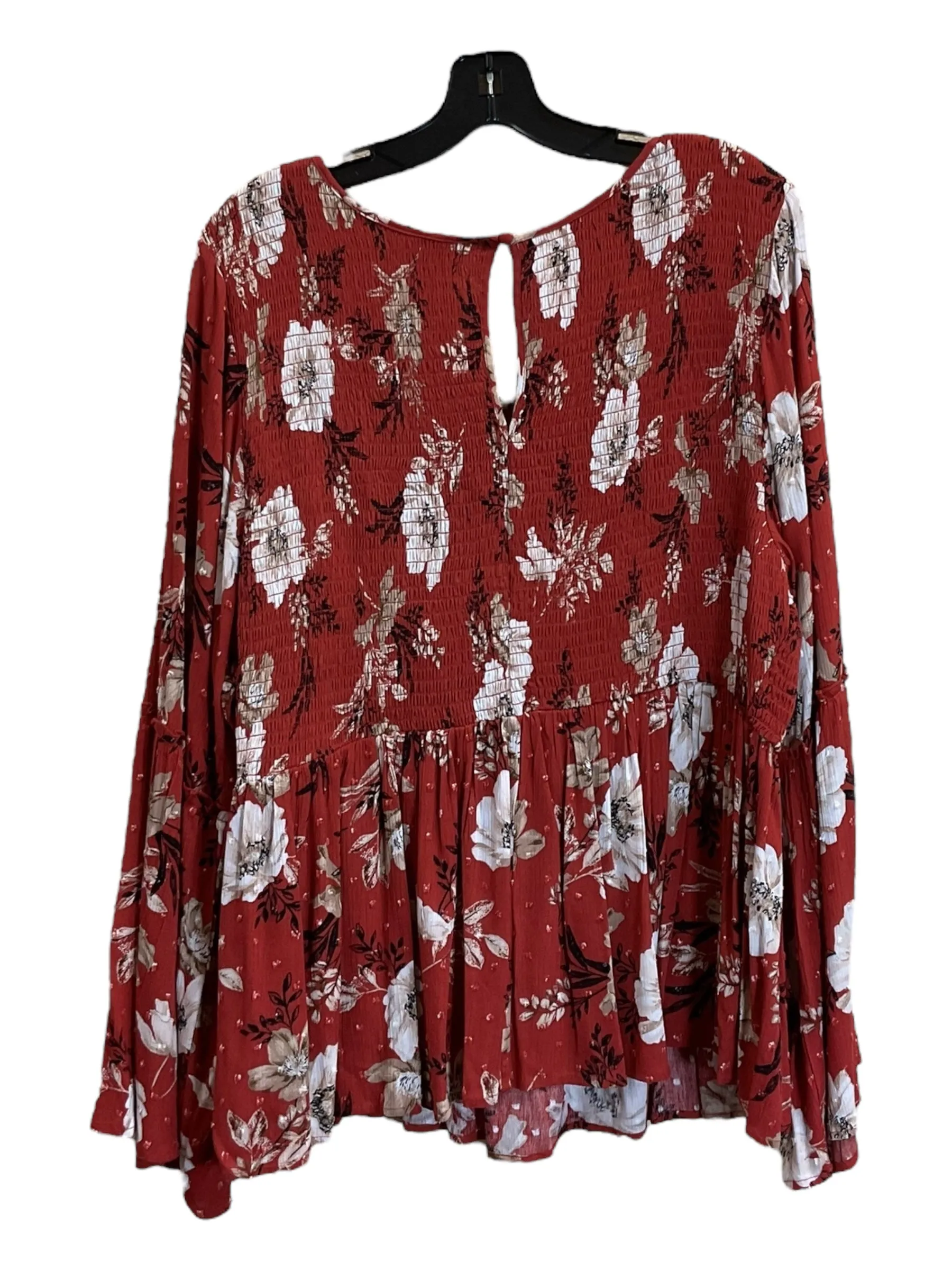 Top Long Sleeve By Torrid In Red, Size: 3x