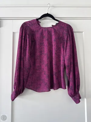 Top Long Sleeve By Worthington In Pink, Size: Xs