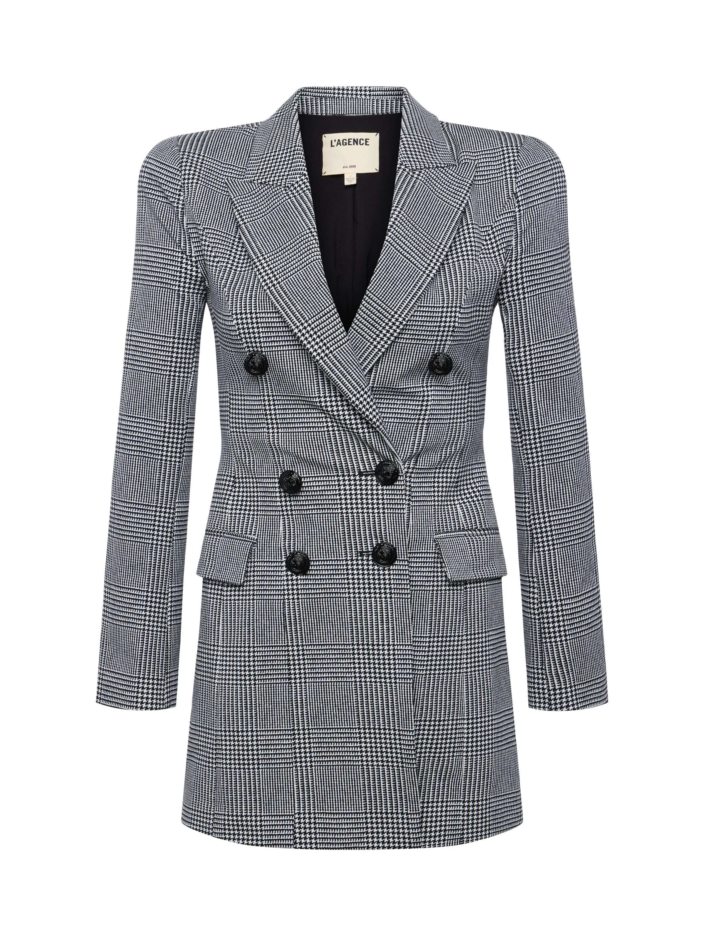 Tora Plaid Blazer Dress
