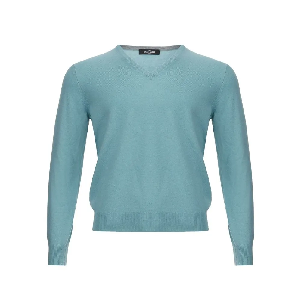 Turquoise Cashmere Sweater Elegance