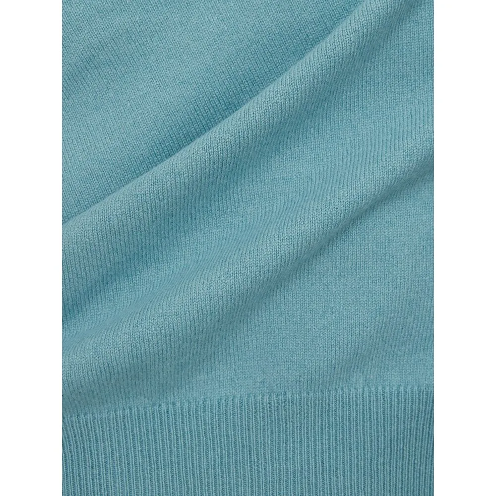 Turquoise Cashmere Sweater Elegance