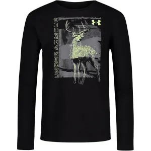 Under Armour Youth Boys' UA Hunt Whitetail Long Sleeve Tee - Black