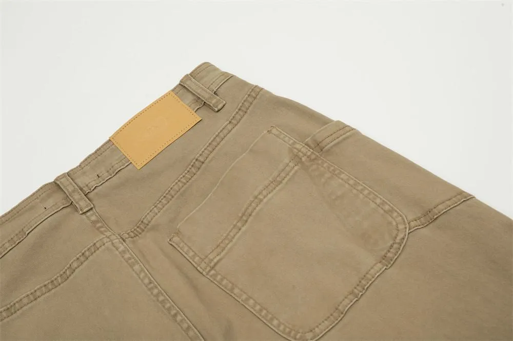 Utility Straight-Leg Cargo Pants