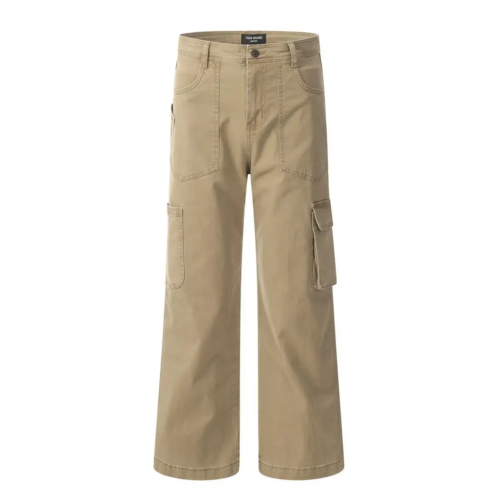 Utility Straight-Leg Cargo Pants