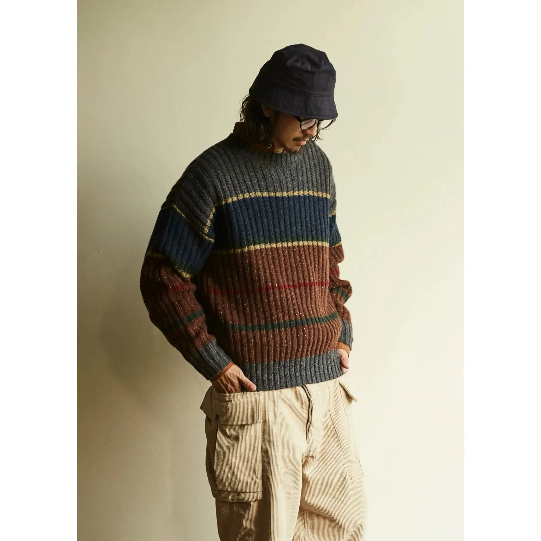 Vintage Wool Stripe Sweater