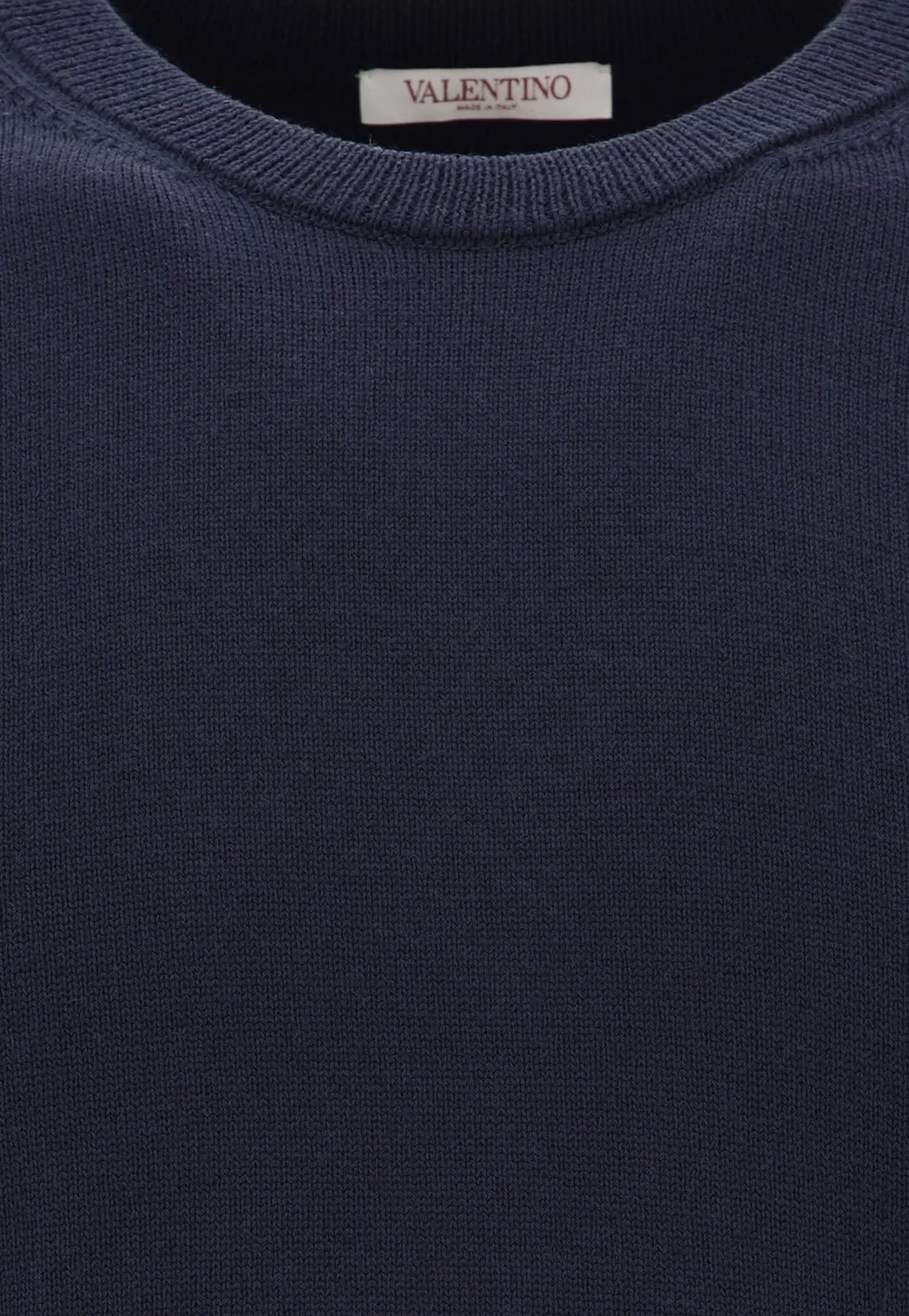 VLogo Knitted Wool Sweater