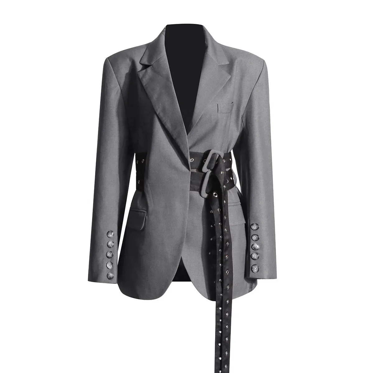 Winter Clothing Factory Double Breasted Dress Blazers for Women