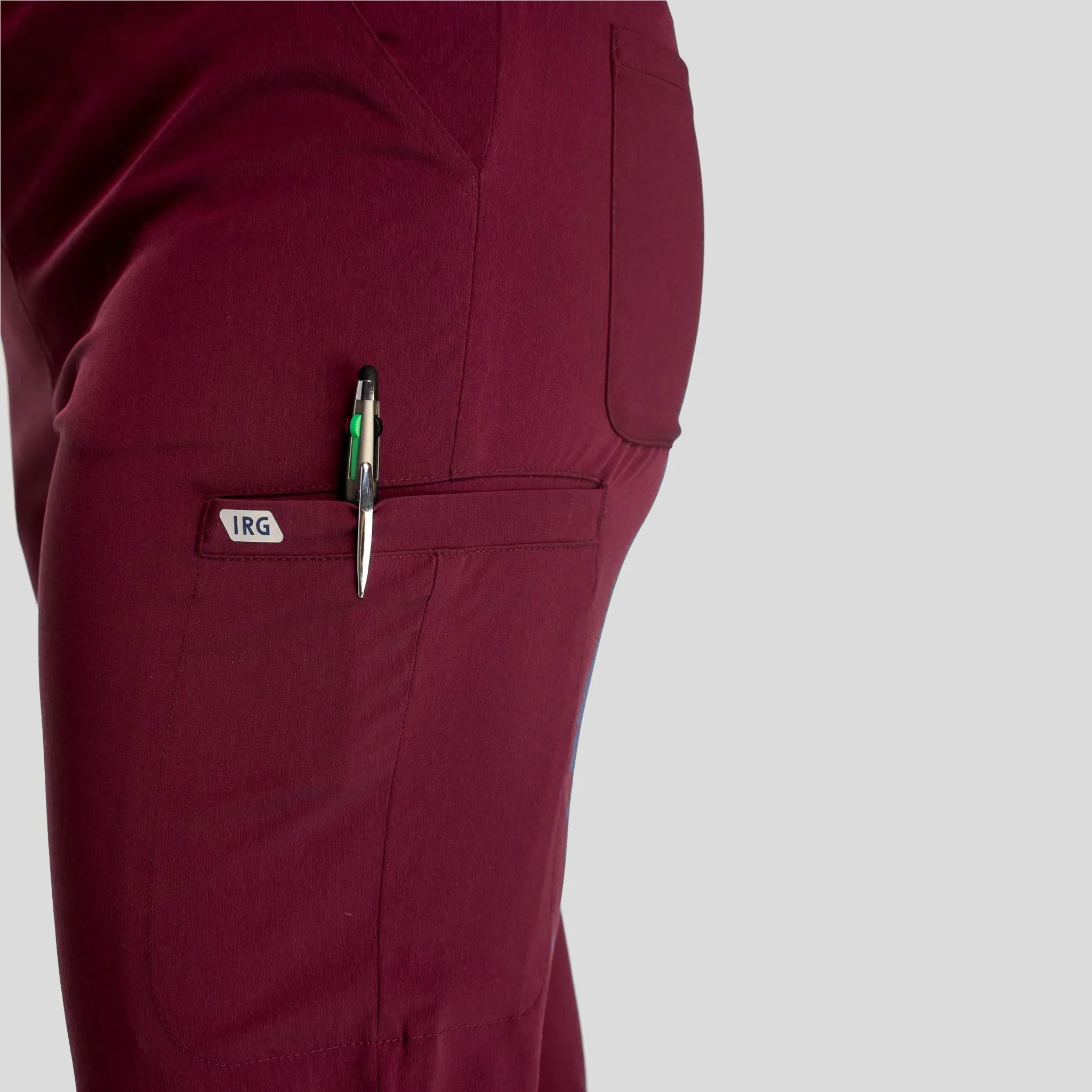 Women’s Elastic Waist Pant | Wine