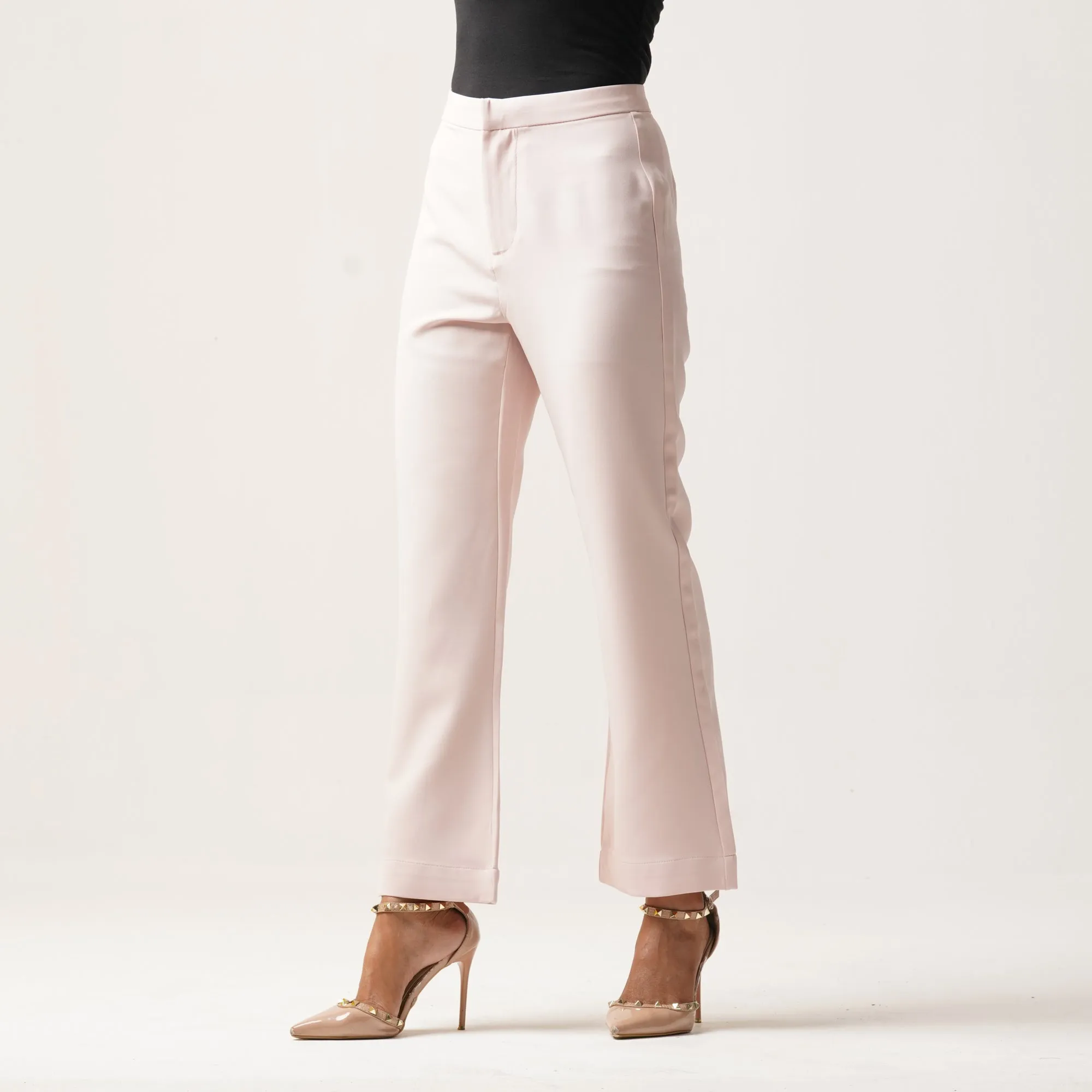 Womens Pant-Light Pink