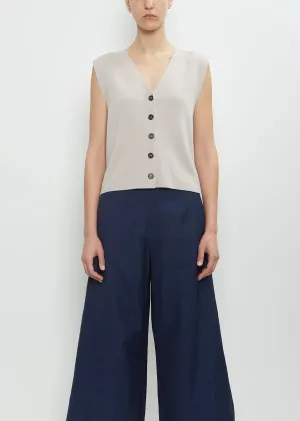 Wool Ribbed Waistcoat