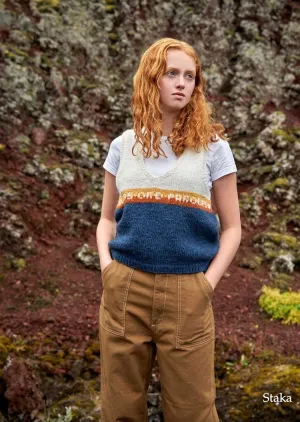 Wool Vest - Blue